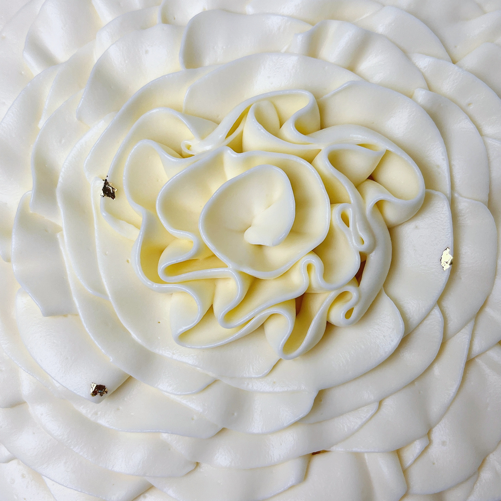 Tarte au Citron close up — white lemon ganache on classic French lemon tart | Maison Augustine Newcastle