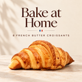 8 French butter croissants ready to bake at home
